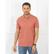 Uomo Park 2061 Premium Likralı Pike Polo Yaka Regular Fit Erkek T-Shirt
