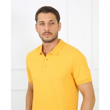 Uomo Park 2061 Premium Likralı Pike Polo Yaka Regular Fit Erkek T-Shirt