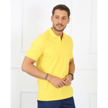 Uomo Park 2061 Premium Likralı Pike Polo Yaka Regular Fit Erkek T-Shirt