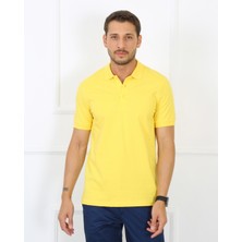 Uomo Park 2061 Premium Likralı Pike Polo Yaka Regular Fit Erkek T-Shirt