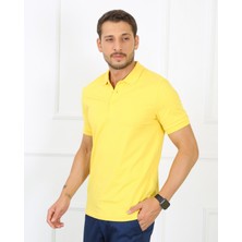 Uomo Park 2061 Premium Likralı Pike Polo Yaka Regular Fit Erkek T-Shirt