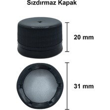 Milea Çok Amaçlı Şeffaf Cam Yuvarlak Dorika Şişe 500 ml - Sızdırmaz Kapaklı MA2175