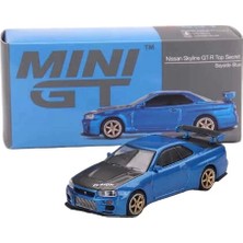 Mini Gt 1:64 Nissan Skyline Gt-R Top Secret Bayside Blue