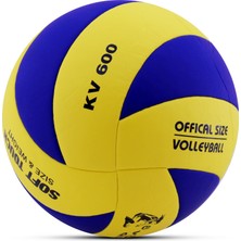 Voleybol Topu Swirl Soft Touch Yapıştırma Yumuşak Yüzey 8 Panel 5 Numara Kırmızı