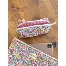 Punchiess Retro Çiçekli Kalem Kutu
