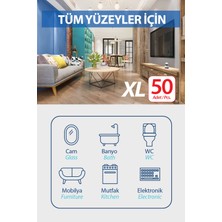 Fibril Pratik Yüzey Temizlik Havlusu Beyaz Sirkeli Sabun Kokulu 5 x 50 (Toplam 250 Yaprak)