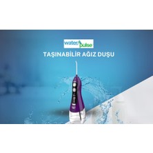 Waterpulse Kablosuz Pro V580 Water Flosser 320ml Taşınabilir Diş/Protez Bakım Ve Ağız Duşu Mor