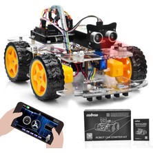 Osoyoo Robot Araba Başlangıç Kiti - Arduino -Stem Uzaktan Kontrollü Eğitici