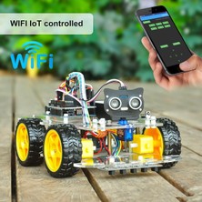 Osoyoo Robot Araba Başlangıç Kiti - Arduino -Stem Uzaktan Kontrollü Eğitici