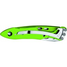 Sepetin Burada Leatherman Skeletool  Yeşil Outdoor Kapanabilir Çakı Tesbih Hediyeli 832380 15 cm