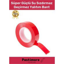 Pastimore Duş Pvc Lavabo Küvet Tezgah Süper Güçlü Duvar Çerçeve Taşıyıcı Çift Taraflı Nano Teknolojili Bant