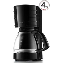 Arzum Kuppa Siyah Filtre Kahve Makinesi Cam Hazne ile Otomatik Kapanma