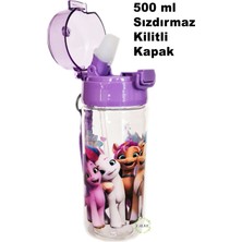 Calke Çocuk Matara Suluk 500 ml Pipetli Polikarbon Bpa Free - Pony