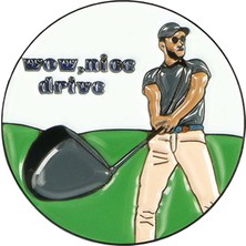 Bahara Golf Işaretleyici Golf Işaretleyici Metal Yuvarlak Hayır Ş 25MM B (Yurt Dışından)