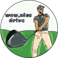 Bahara Golf Işaretleyici Golf Işaretleyici Metal Yuvarlak Hayır Ş 25MM B (Yurt Dışından)