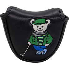 Bahara Golf Tokmak Atıcı Golf Sopası Kılıfı Kol Pu Deri Moda Koruyucu Güvenlik Siyah (Yurt Dışından)