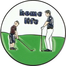 Bahara Golf Işaretleyici Golf Işaretleyici Metal Yuvarlak Hayır Ş 25MM A (Yurt Dışından)