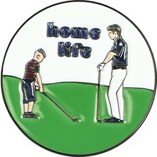 Bahara Golf Işaretleyici Golf Işaretleyici Metal Yuvarlak Hayır Ş 25MM A (Yurt Dışından)