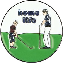 Bahara Golf Işaretleyici Golf Işaretleyici Metal Yuvarlak Hayır Ş 25MM A (Yurt Dışından)