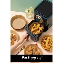 Pastimore Premium Bpa Içermez Tüm Modeller Ile Uyumlu Airfryer Hava Fritözü Yağsız Pişirme Kağıdı 50 Adet