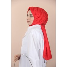 Loryan Scarf Kırmızı Loryan Scarf Jakar Ağaç Kabuğu Şal