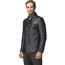 Pierre Cardin Lacivert Erkek Deri Kaban