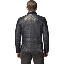 Pierre Cardin Lacivert Erkek Deri Kaban