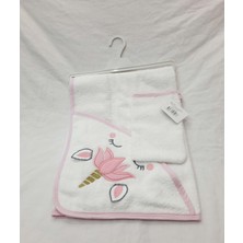 Berkaysun Tekstilden Pamuklu Bebek Banyo Havlusu ve Kesesi