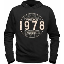 Alfa Tshirt Vintage One Of A Kind 1978 Siyah Sweatshirt