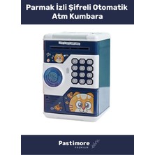 Pastimore Özel Üretim Abs Plastik Pilli Otomatik Kağıt Bozuk Para Elektronik Parmak Izli Şifreli Atm Kumbara