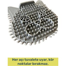 Pastimore Özel Dizayn Yüksek Kaliteli Tuvalete Zarar Vermeyen Kedi Tasarımlı Ergonomik Tuvalet Fırçası