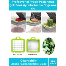 Pastimore Premium Pratik Paslanmaz Çelik Ev Mutfak Kamp Piknik Çok Fonksiyonlu Kesme Doğrama Kiti