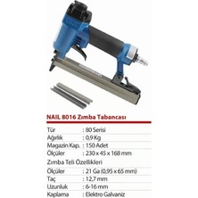 Nail 8016 6-16 mm Havalı Zımba Çakma Tabancası