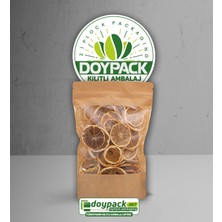 Doypack Geniş Pencereli Kraft Kilitli 11X18,5 (100 Gr.) 50-100-250 Adet