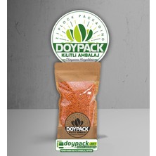 Doypack Geniş Pencereli Kraft Kilitli 11X18,5 (100 Gr.) 50-100-250 Adet