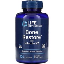 Life Extension Bone Restore With Vitamin K2 120 Capsules