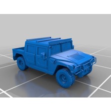 3duman Hummer H1 Figürü  Tüm Renkler  10 x 15 cm