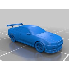 3duman Nissan Skyline Gtr Figürü  Tüm Renkler  10 x 15 cm