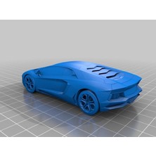 3duman Lamborghini Aventador Figürü V2  Tüm Renkler  10 x 15 cm