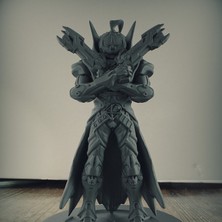 3duman Overwatch Reaper Cadılar Bayramı Figürü  Gri  10 x 15 cm