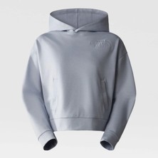 The North Face Spacer Air Kadın Gri Küpüşonlu Sweatshirt