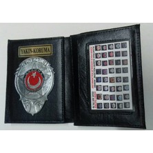 Yakın Koruma Rozetli Cüzdan (2)Adet,al-Sıvıle Satılmaz-Sadece Yakın Koruma Personelı Satın Alabılır.