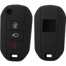 Şenyıldız Aksesuar Peugeot 208 308 408 5008 2008 3008 4008 5008 Uyumlu Rifter Sustalı Anahtar Koruma Kılıfı