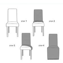 Güzelevim Tekstil Bürümcük Etekli Lastikli Esnek (1 Adet) Sandalye Kılıfı Sandalye Örtüsü