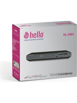 Powermaster Hello HL-5483 Usb-Hdmı Kumandalı Hd Dvd/dıvx Player