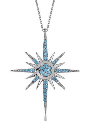 Inure Jewelry Gümüş Kutup Yıldızı Kadın Kolye
