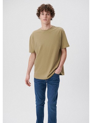 Mavi Erkek Yeşil Basic Tişört 066249-71819