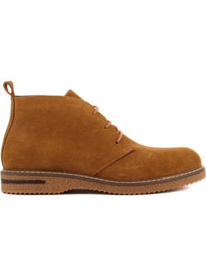 Saillaker’s Sail Lakers - Taba Süet Deri Bağcıklı  Erkek Bot