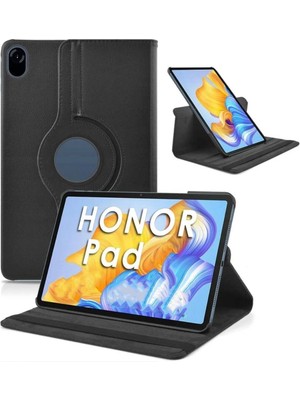 Nezih Case Huawei Honor Pad X9 11.5 Uyumlu 360 Dönebilen Standlı Suni Deri Tablet Kılıfı
