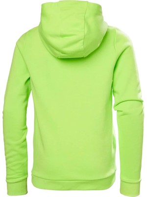 Helly Hansen Fıstık Erkek Çocuk Kapüşonlu Uzun Kollu Sweatshirt Green Jr Hh Logo Hoodıe 2.0